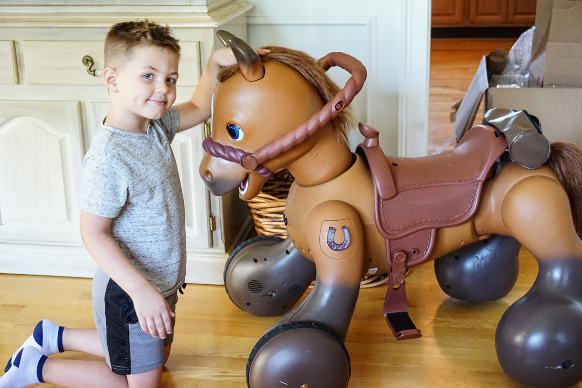 Scout the interactive pony ride on on sale