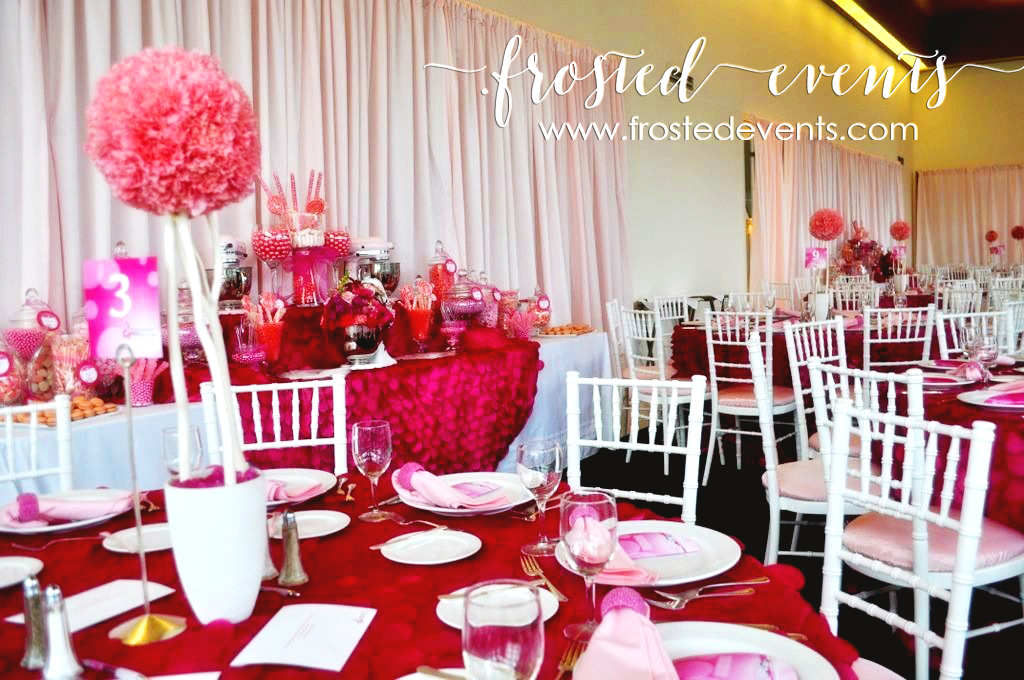 La Vie En Rose Breast Cancer Charity Event at the French Embassy |Sponsored by Kitchen Aid| Styling by Frosted Events -frostedevents.com Pink Dessert Table + Candy Bar inspiration