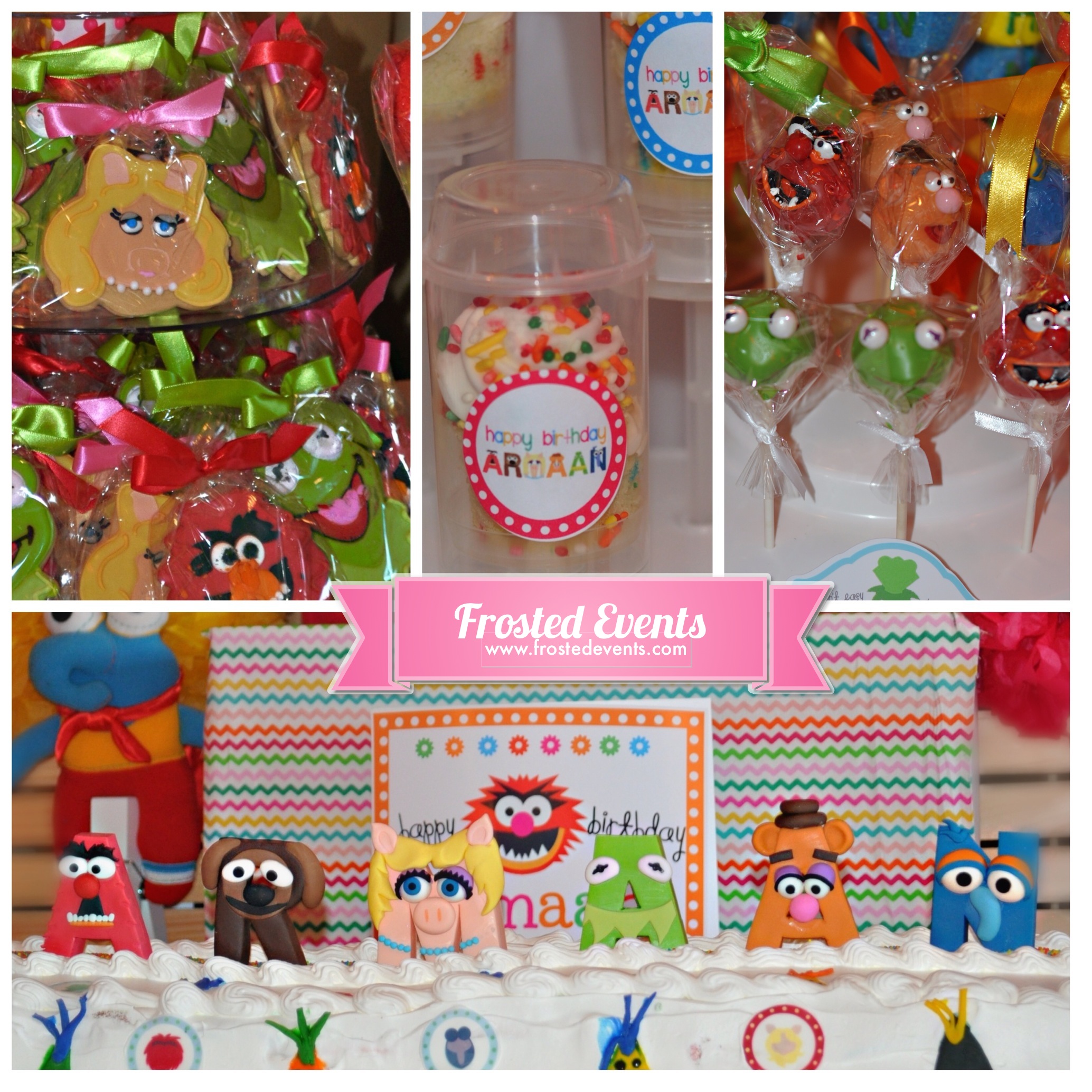 Muppet Theme First Birthday by Frosted Events www.frostedvents.com