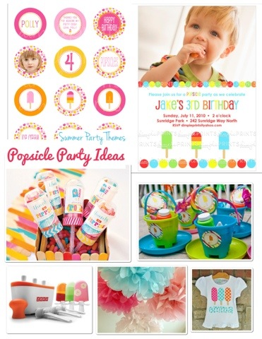 Popsicle Theme Kids Party Ideas www.frostedevents.com Kids Birthday Party Ideas & Inspiration