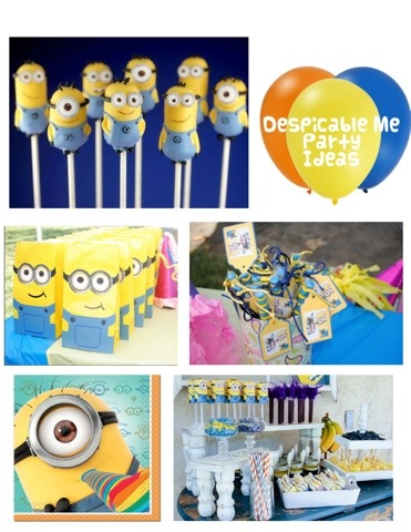 Despicable Me Kids Party Ideas www.frostedevents.com Birthday Party Ideas & Inspiration
