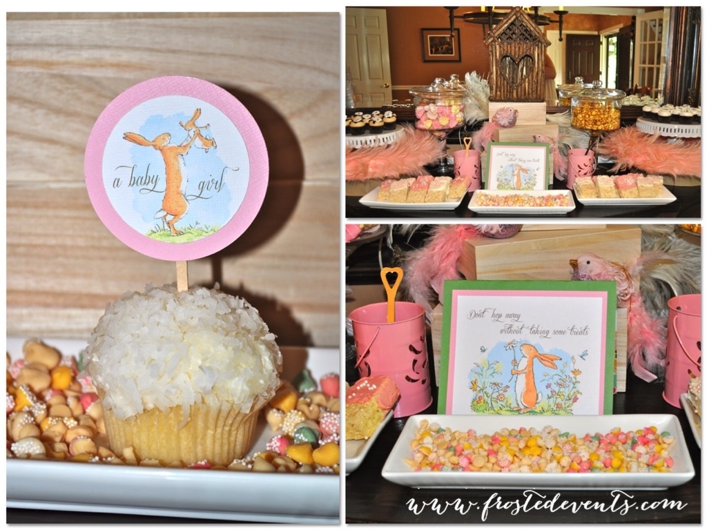 I Love You to the Moon and Back Sweet Baby Girl Baby Shower www.frostedevents.com