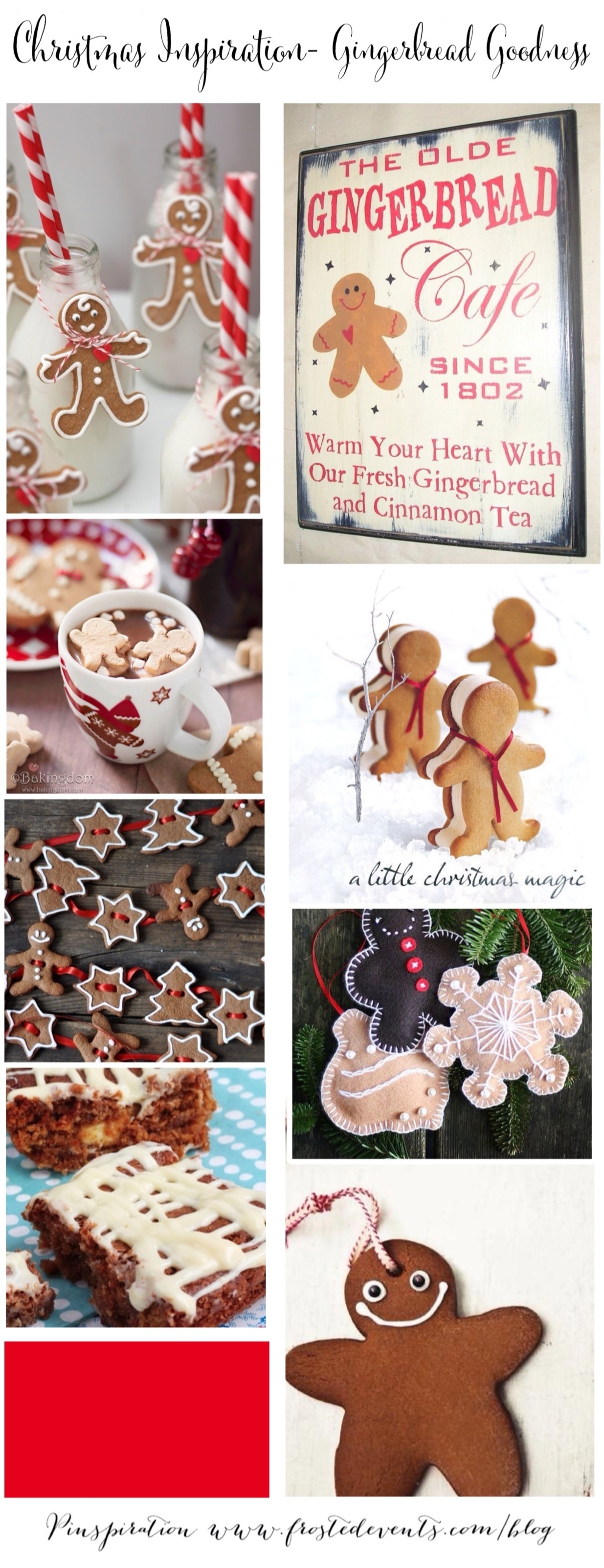 Christmas Inspiration- Gingerbread Goodness www.frostedevents.com