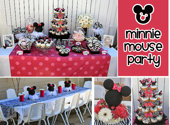 Minnie Mouse Theme Party Ideas and Inspiration