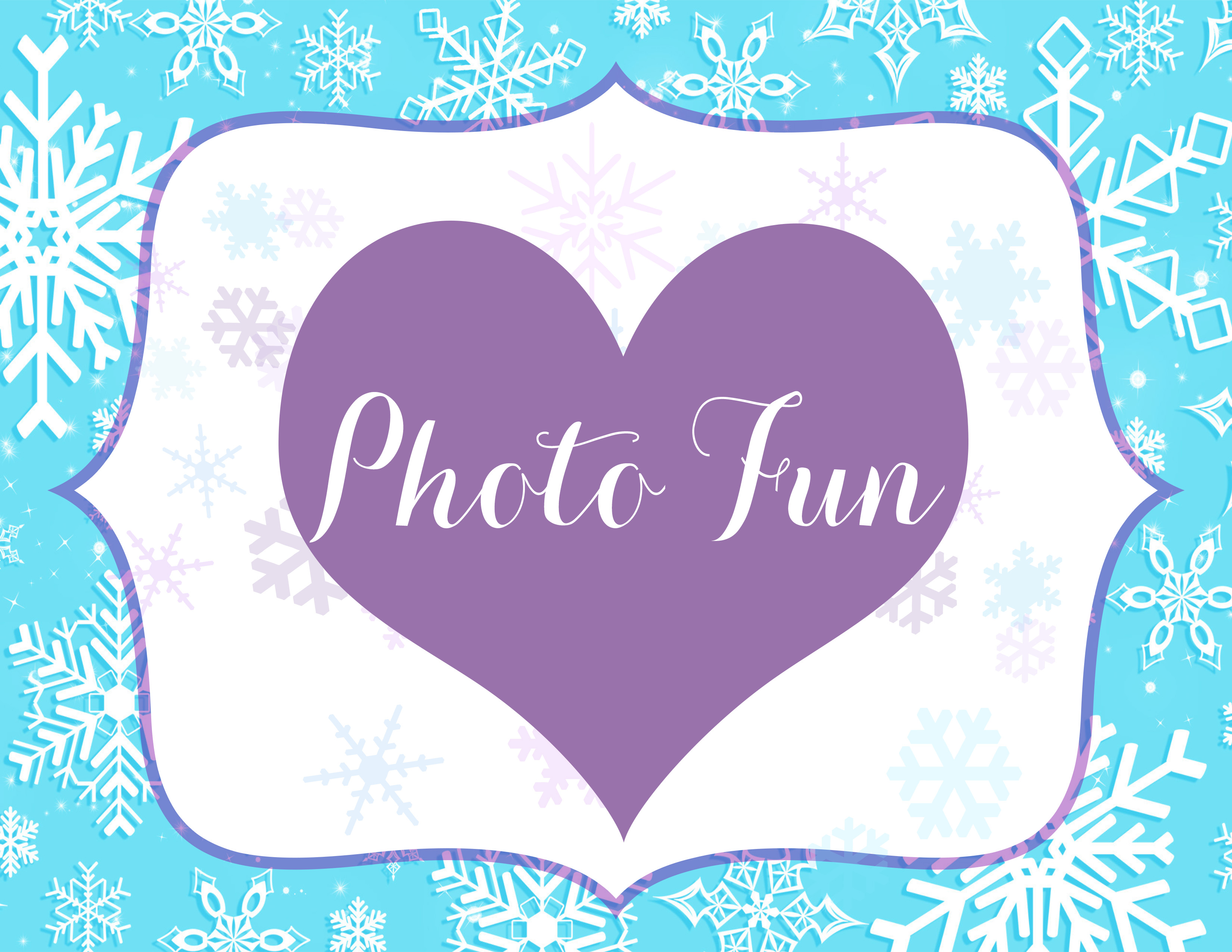 Free Frozen Printables- Frozen Theme Party Decorations, Photo Booth ...