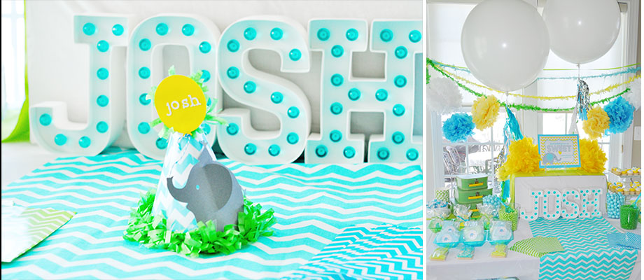 A Bright & Fun First Birthday
