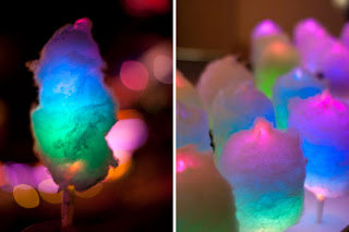 Neon Glow in the Dark Party IDeas Teen Party Glow Cotton Candy 