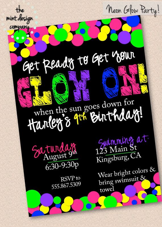 Party themes- Neon party- Glow Party ideas via frostedevents.com @frostedevents #partythemes #neonglowparty #neoncake