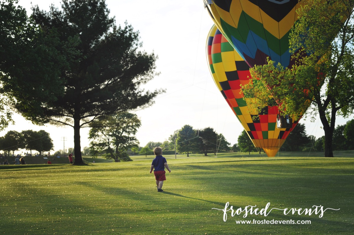 Hot Air Balloon Festival- Frosted Events frostedevents.com- Summer Bucket List with Toddler Baby
