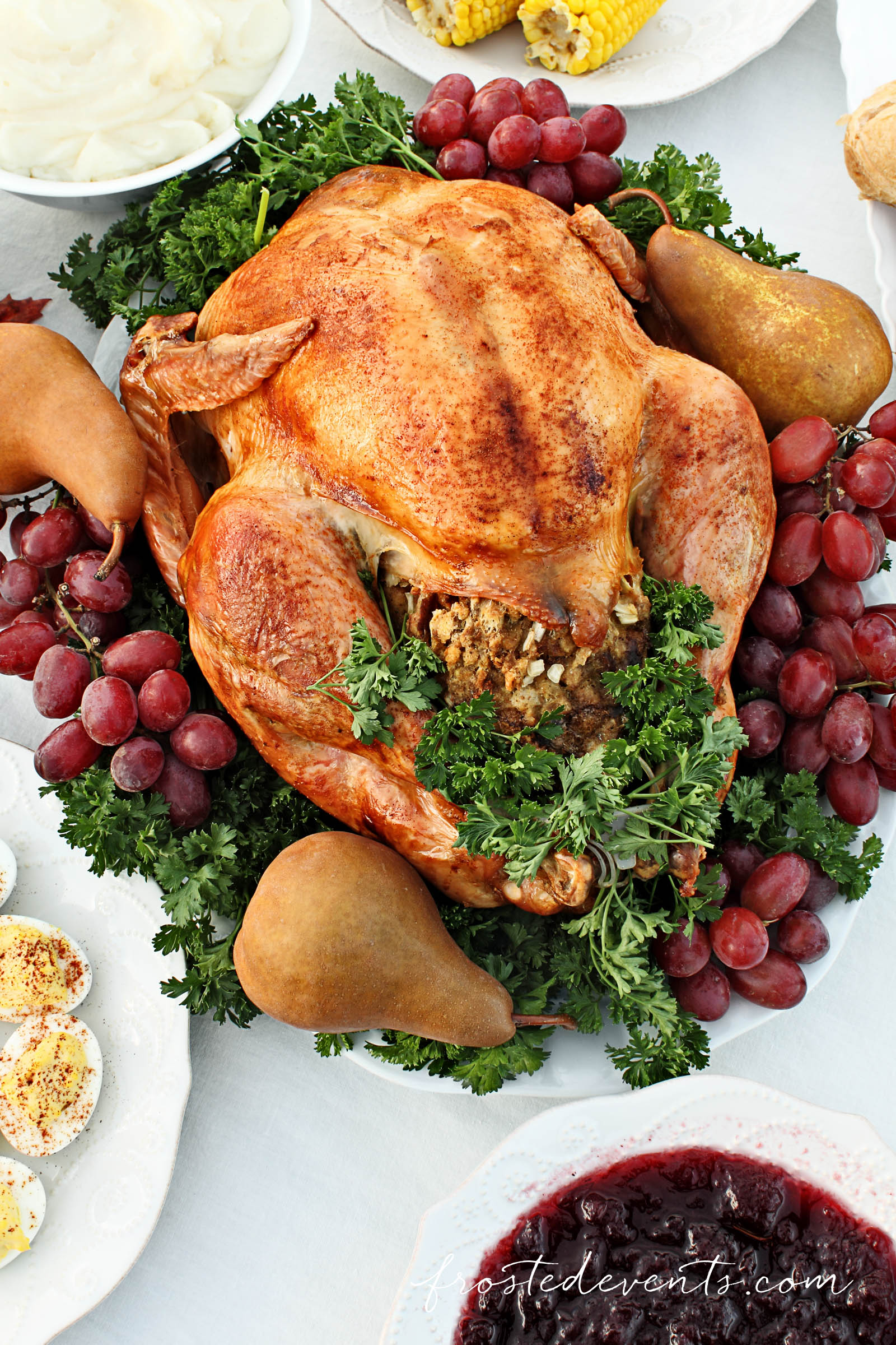Thanksgiving Dinner Menu Ideas Thanksgiving Turkey frostedevents.com 