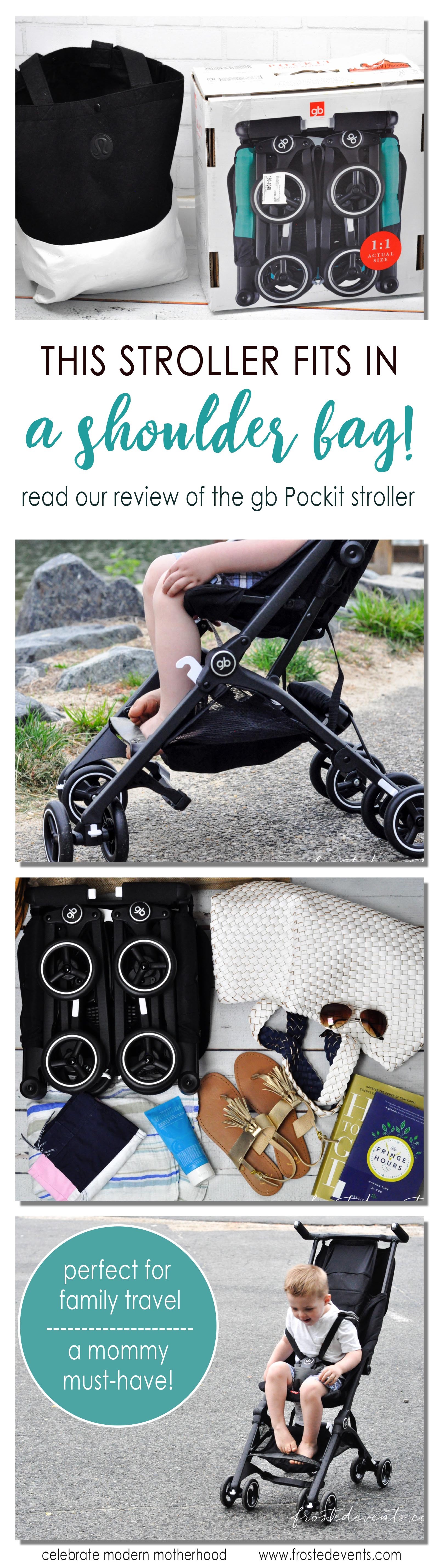gb Pockit Stroller Fits in a Shoulder Bag Perfect for Family Travel