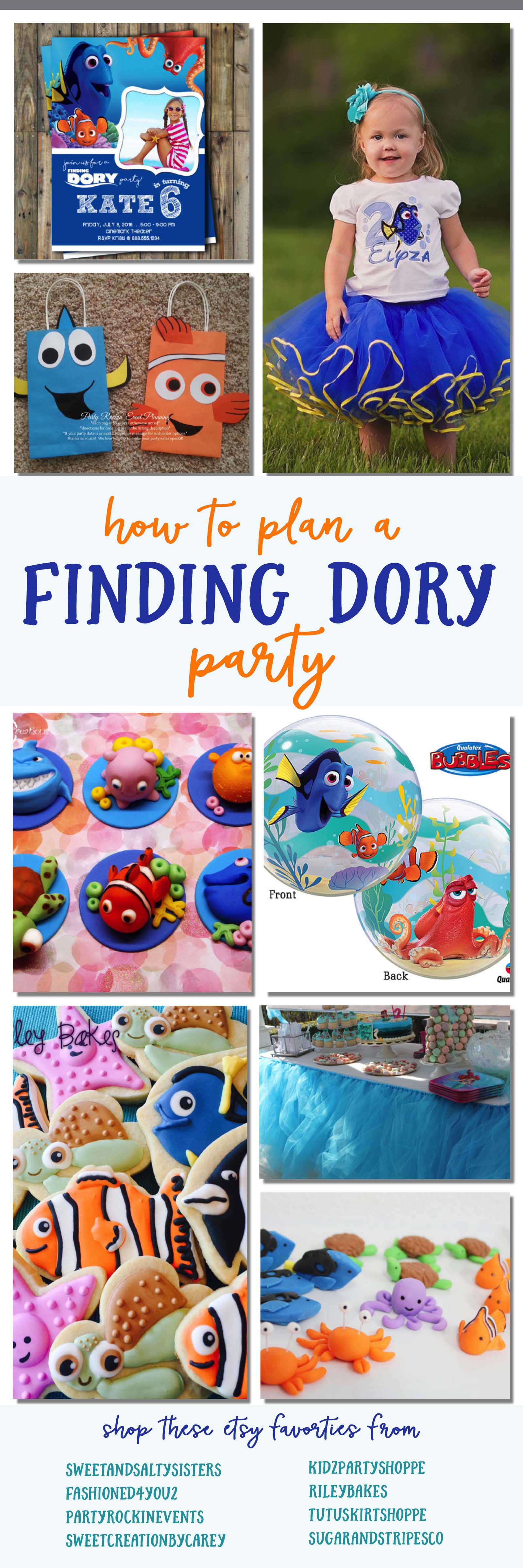 Finding Dory Party Finding Nemo Birthday Party Ideas 