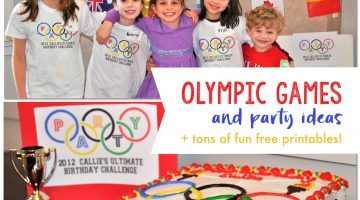 Olympic Games for Kids Birthday Ideas Decorations Free Printables