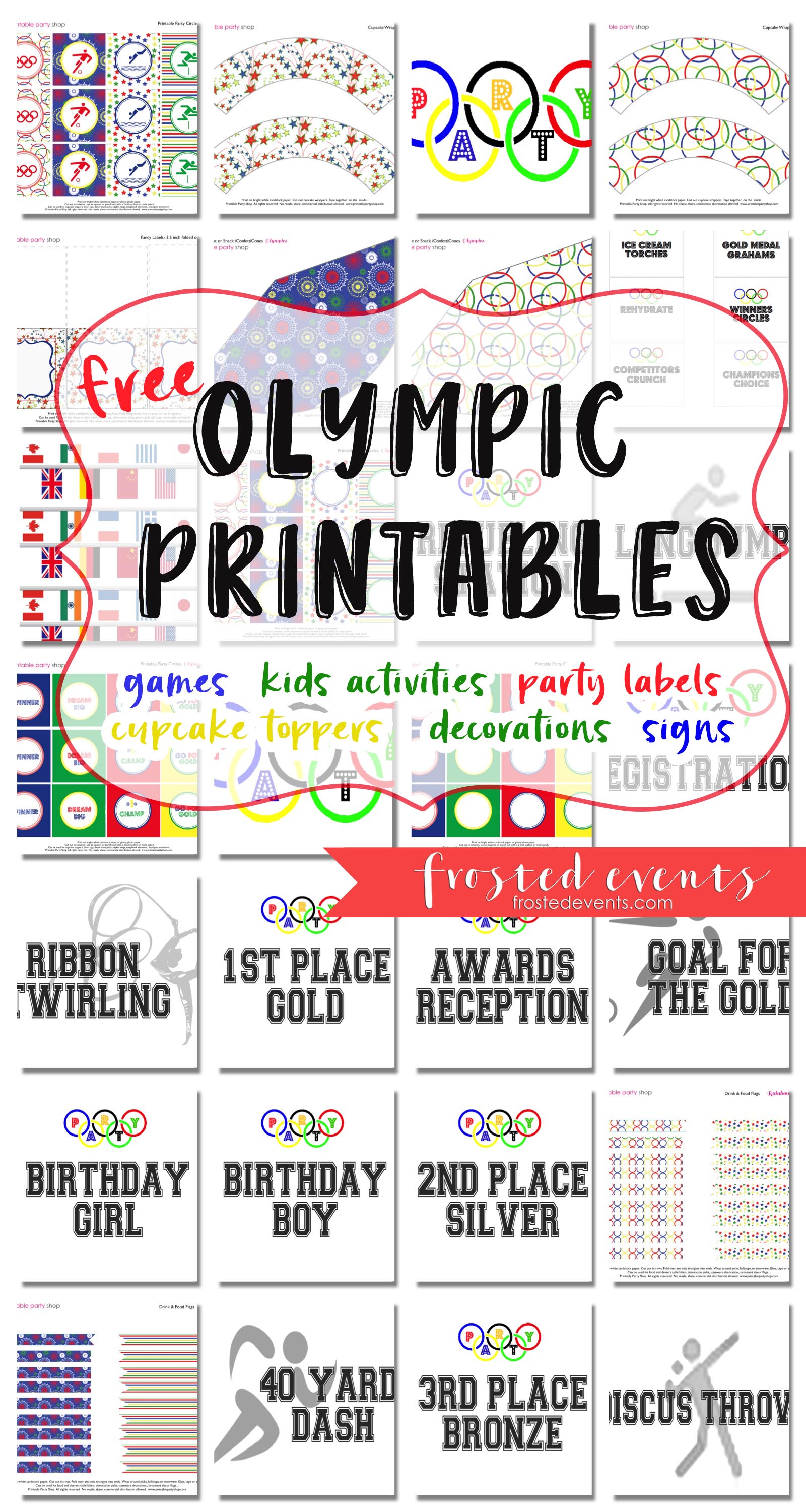olympic games for kids free printables and party ideas