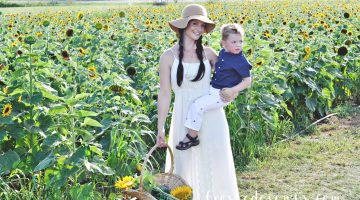 Sunflowers Burnside Farms Virginia Fun for Kids Kid Friendly Places