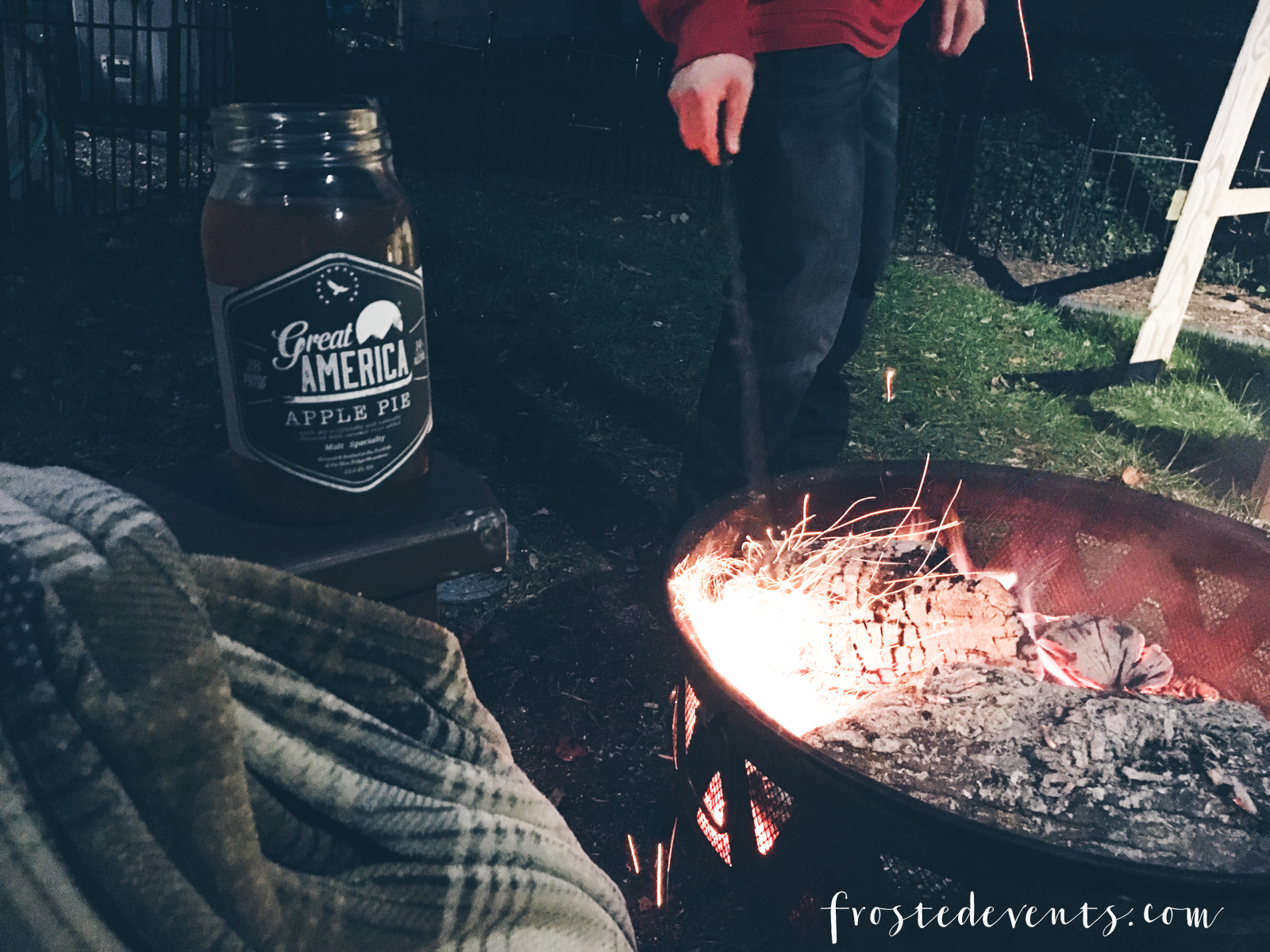 Fall Weekend Activities Football Fireside Campfire Drinking with Friends via @frostedevents Drink Great America