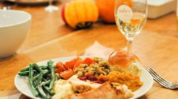 Thanksgiving Dinner Whole Foods and Williams Sonoma Table Decor via Misty Nelson @frostedevents frostedMOMS