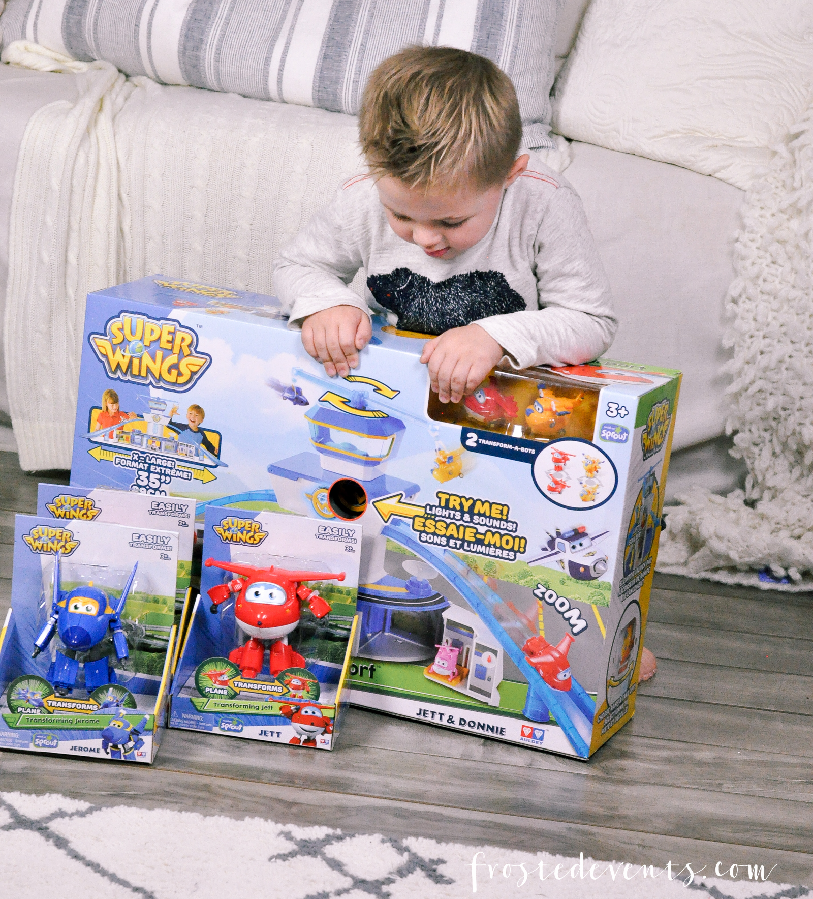 Gifts for Boys- Super Wings World Airport & Transforming Jetts