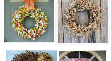Spring Wreaths to Brighten Up Your Door - Home Decor Ideas and Inspiration via Misty Nelson @frostedevents frostedblog.com