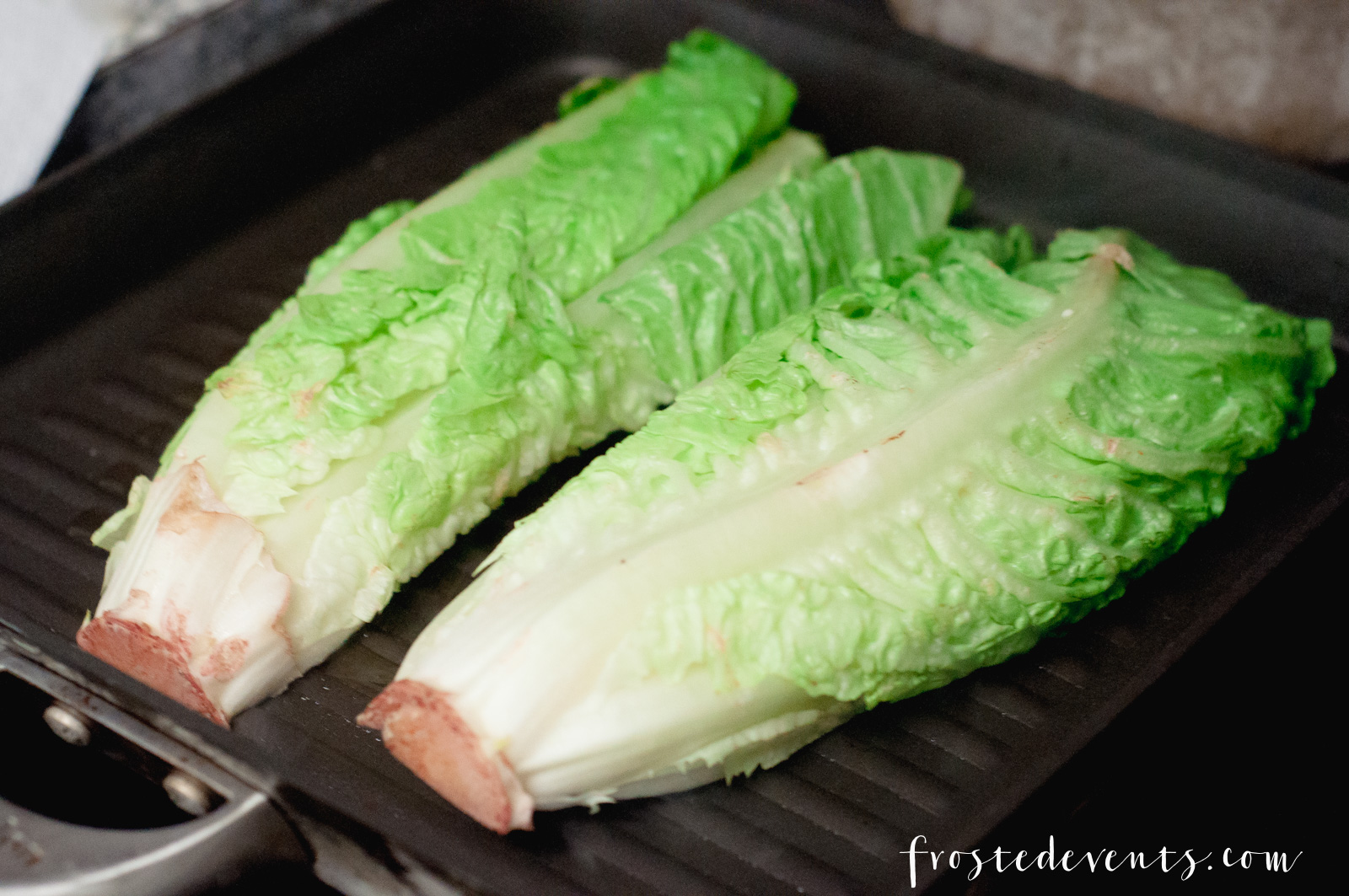 Delicious Recipes Cheese Recipes - Grill Recipes - Roasted Romaine Salad made with real, fresh cheese via Misty Nelson @frostedevents