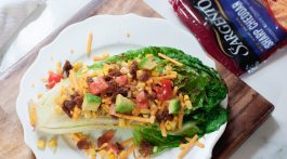 Delicious Recipes, Cheese Recipes - Grill Recipes - Roasted Romaine Salad made with real, fresh cheese via Misty Nelson @frostedevents