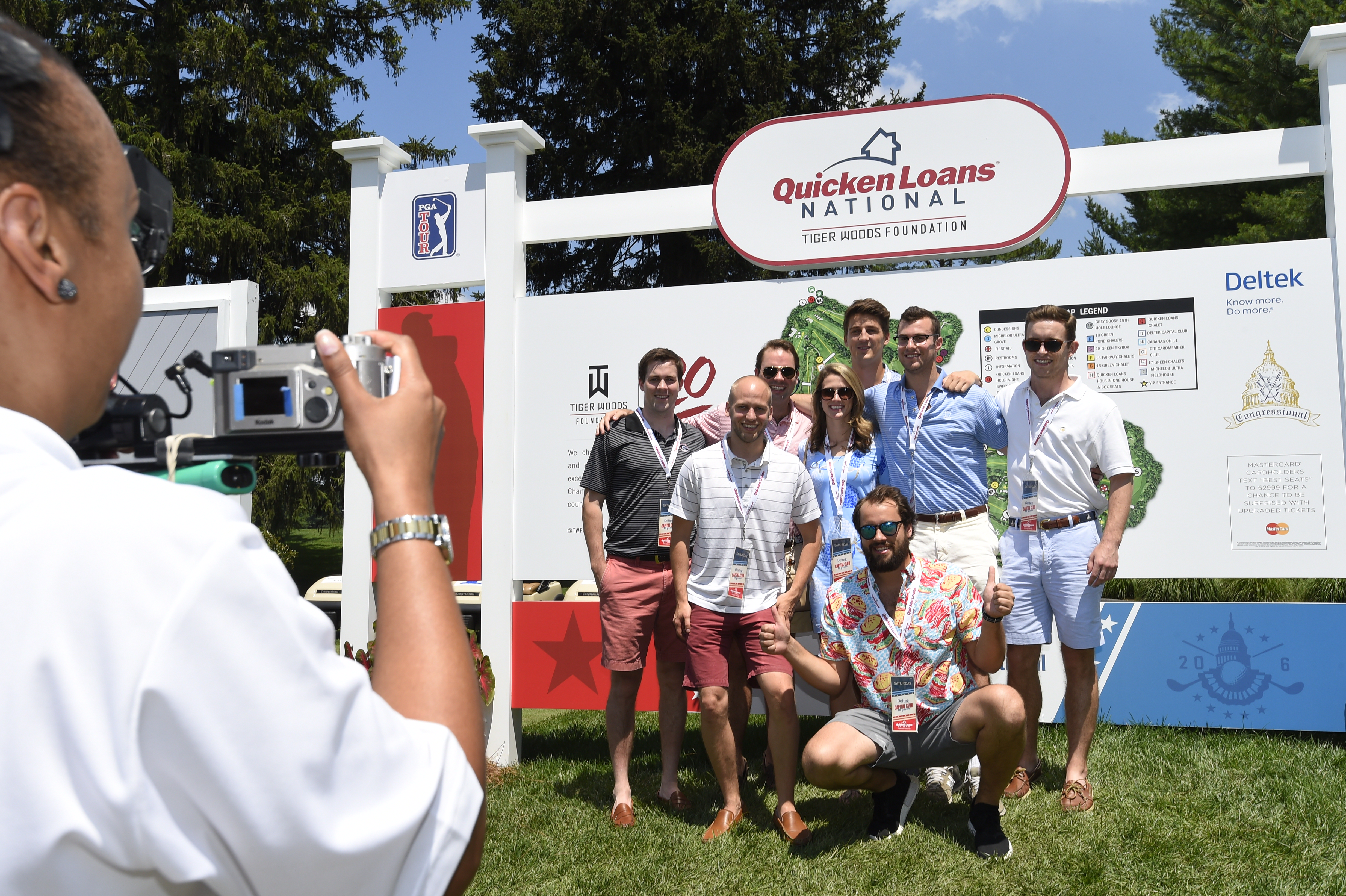 Things to Do in DC Quicken Loans National Rickie Fowler Professional Golf Tournament benefitting the Tiger Woods Foundation TPC Course Potomac MD family fun event 