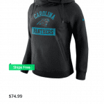 Carolina Panthers Sweatshirt - Carolina Panthers Apparel NFL Fanstyle Football Fashion and Fun via Misty Nelson Influencer and Lifestyle Blogger frostedblog @frostedevents Patriots fashion and Carolina Panthers Fashion