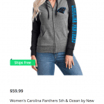 Carolina Panthers Sweatshirt - Carolina Panthers Apparel NFL Fanstyle Football Fashion and Fun via Misty Nelson Influencer and Lifestyle Blogger frostedblog @frostedevents Patriots fashion and Carolina Panthers Fashion