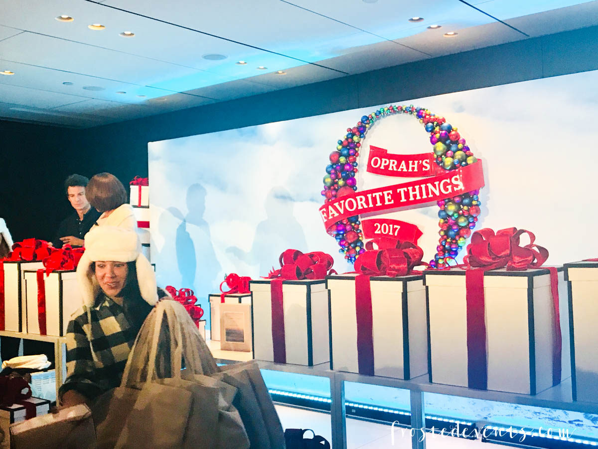 Oprah's Favorite Things 2017 Party - How this mom got to go to the best holiday party ever, get all the gifts and drink tequila with Oprah Winfrey -via Misty Nelson, mom blogger and influencer @frostedevents frostedblog.com