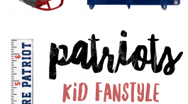 Patriots Fans - Kid Fanstyle Patriots Kids Gear via Misty Nelson, NFL Fanstyle Council Influencer