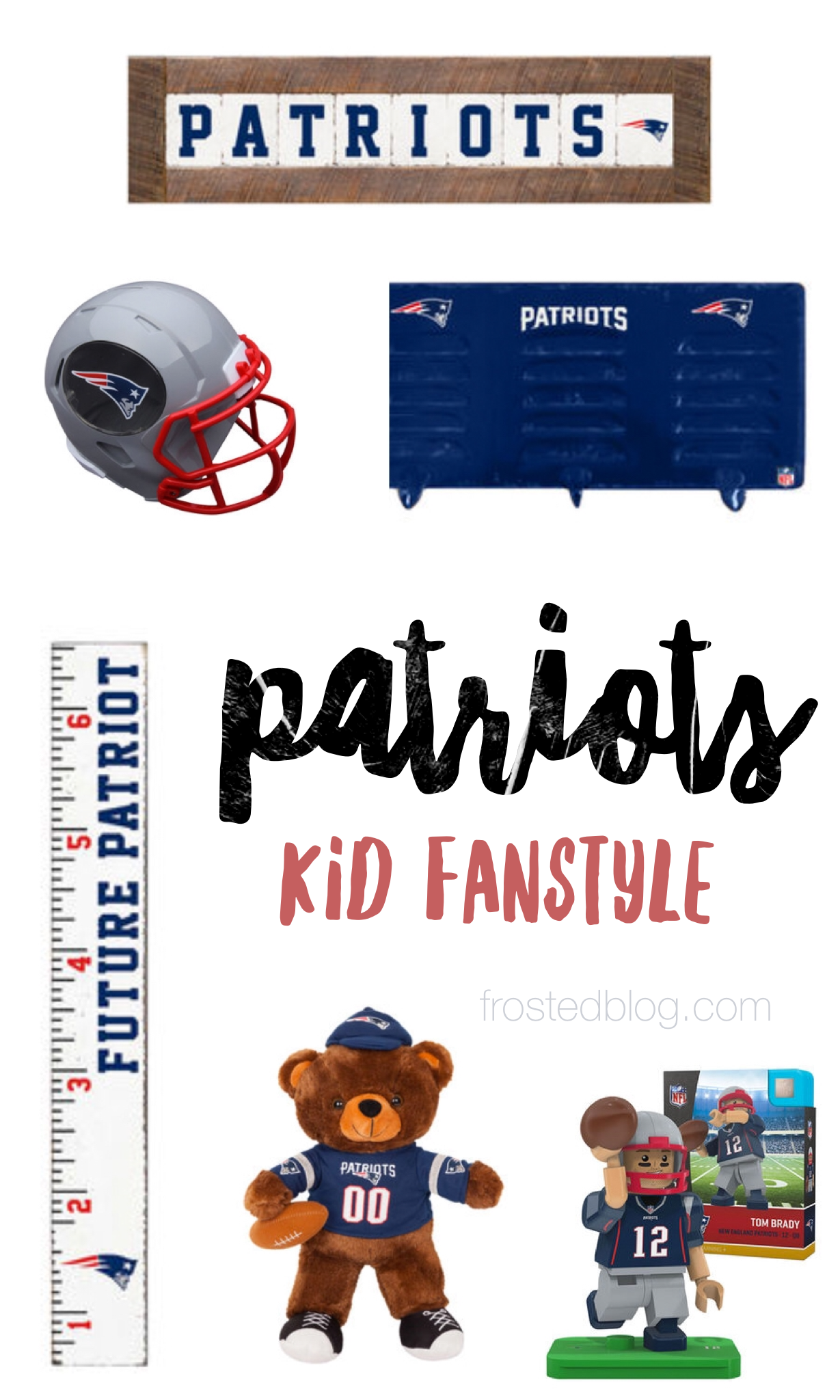Patriots Fans - Kid Fanstyle Patriots Kids Gear via Misty Nelson, NFL Fanstyle Council Influencer 
