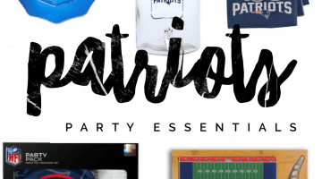 Patriots Party Essentials - Super Bowl Party Ideas -Football Party Ideas via Misty Nelson, NFL Fanstyle Council Influencer