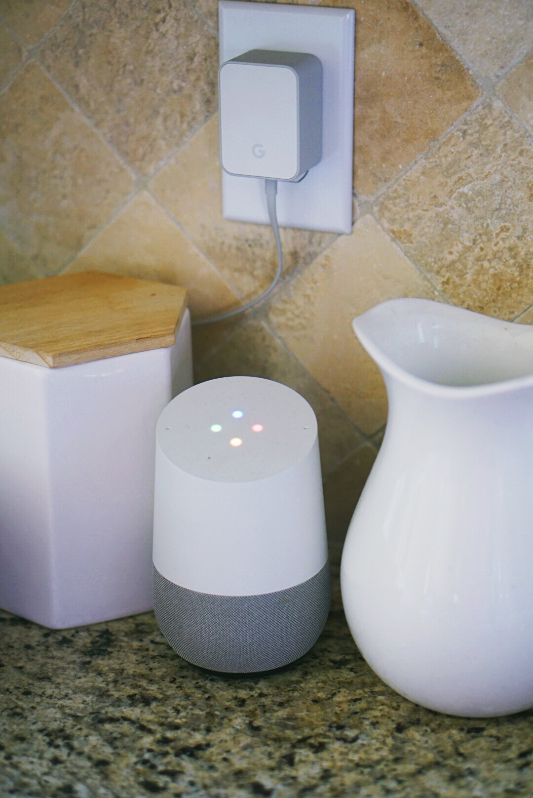 Kitchen Essentials - Google Home Speaker - You Can Shop For no eBay - ebay home goods via Misty Nelson, lifestyle blogger ad parenting influencer mom at frostedblog @frostedevents 
