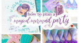 Mermaid Party Ideas - How to Plan a Magical Mermaid Party - mermaid party decorations, mermaid party favors, mermaid party cake via Misty Nelson, frostedblog.com @frostedevents