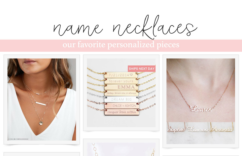 Name Necklaces – Our 9 Favorite Personalized Pieces