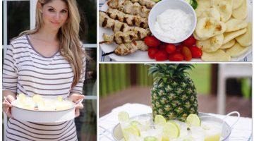 Summer Party Recipe Entertaining Ideas - Ibotta App - Sundried Tomato Pasta and Pineapple Margaritas via Misty Nelson