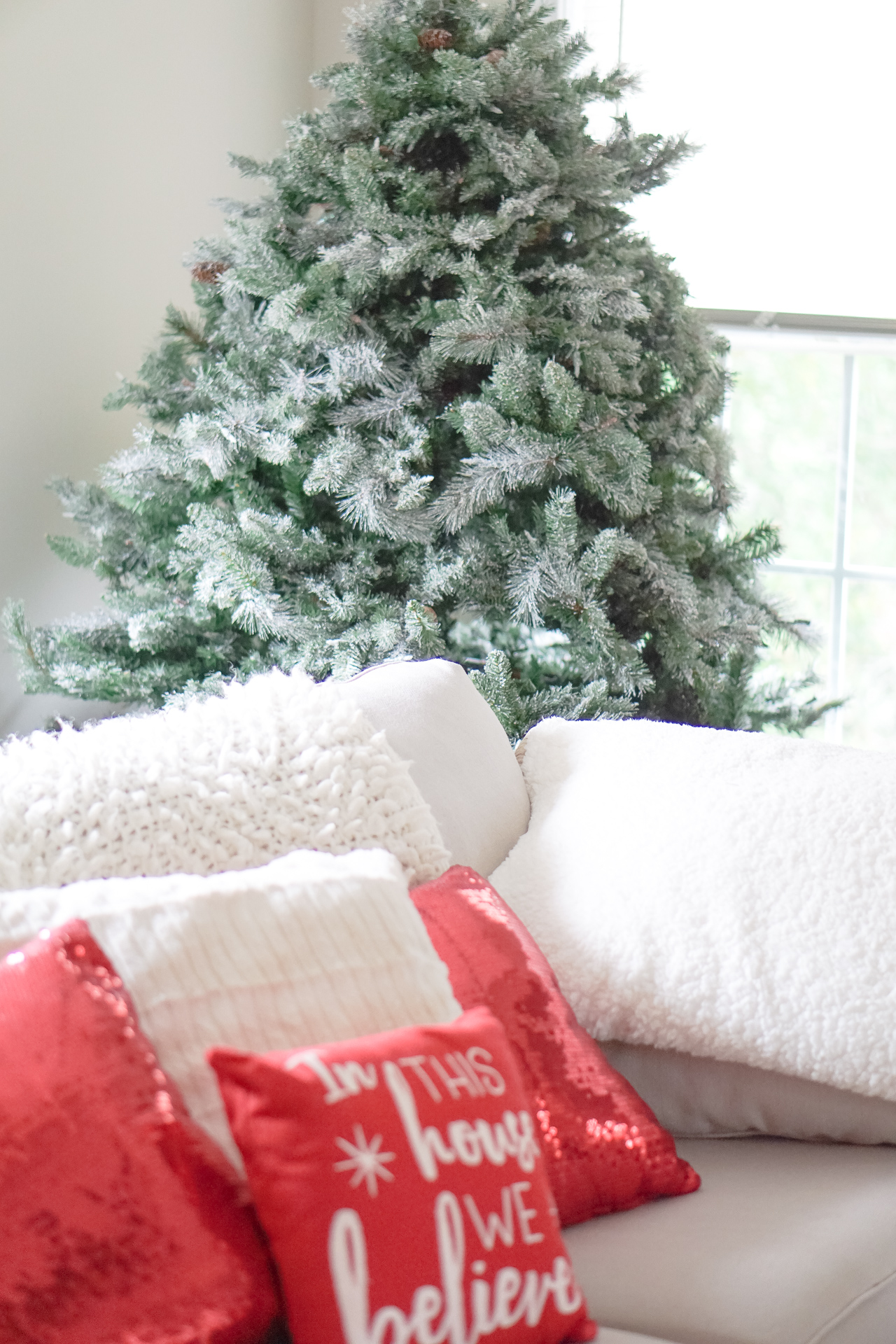 Artificial Christmas Tree - Holiday Decor All Around the House - Christmas Tree Ideas via Misty Nelson, frostedblog @frostedevents.com 
