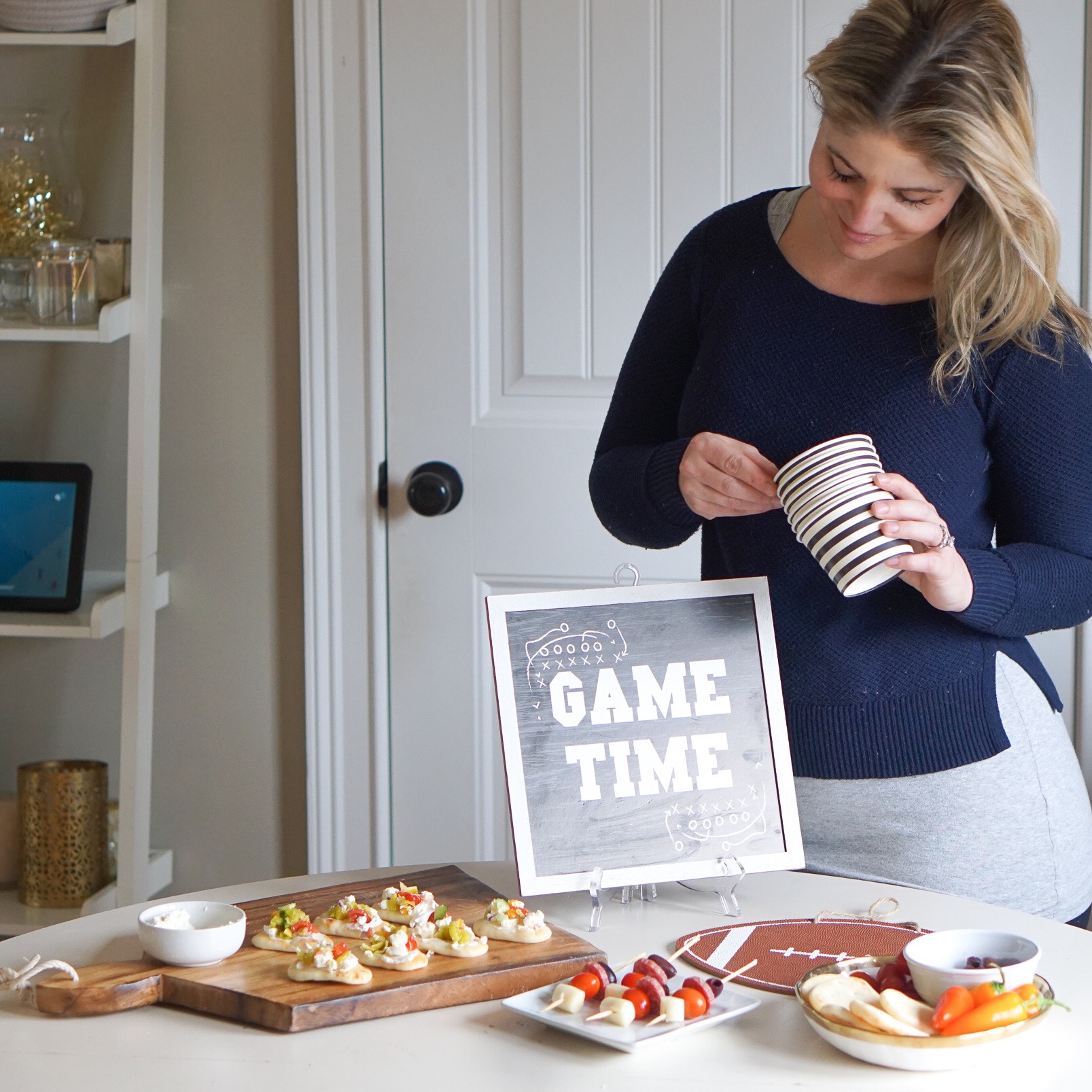 Party Snack Food in Fifteen Minutes - Game Day Grub and Football Party Ideas via Frosted Blog
