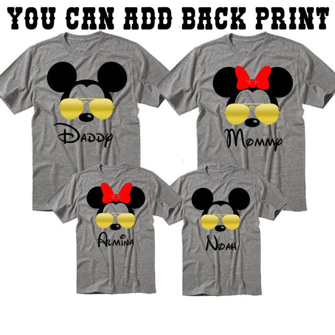 Disney Family Shirts - Custom Disney Shirts to Wear to Disney World