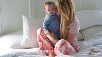 How to Sleep Like a Baby When You Have a Baby - Better Sleep Guide via Misty Nelson, mom blogger and parenting influencer