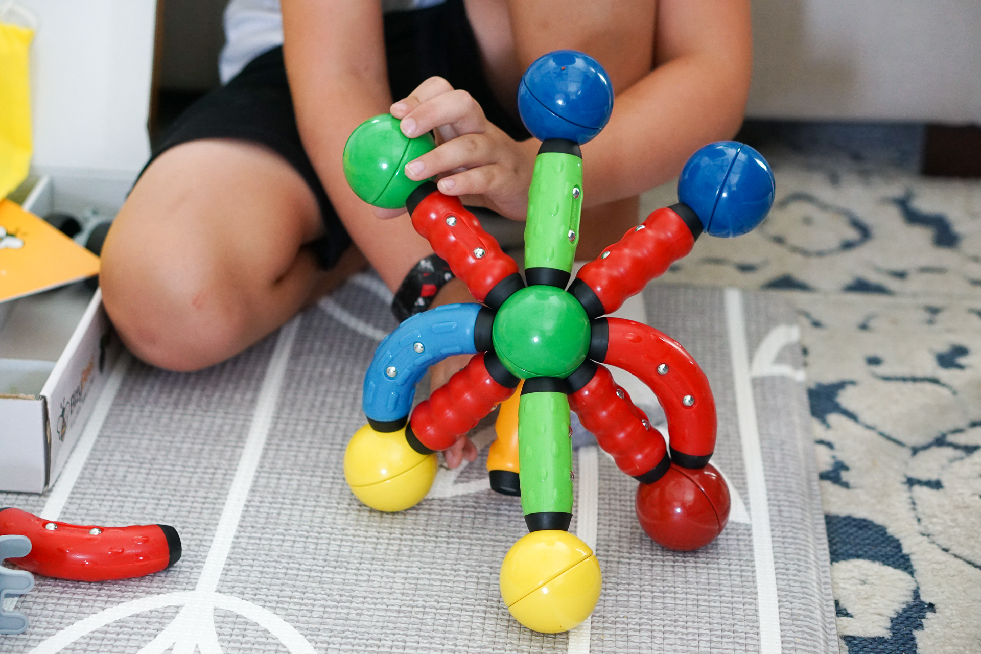 Magnetic Toys for STEAM and STEM Learning and Sensory Play - MagStix Building Set