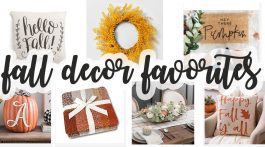 Fall Decor Favorites - Where to find fall home decor