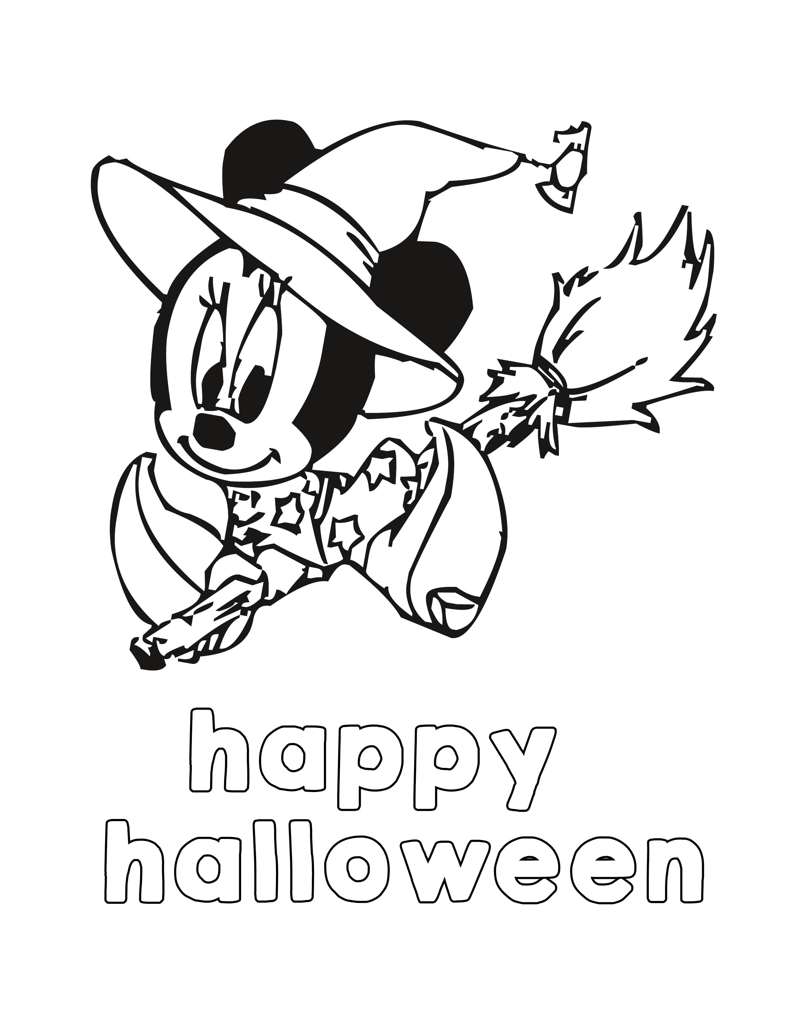 Halloween Coloring Pages -Disney Halloween- free printable coloring pages for kids - Misty Nelson @frostedevents