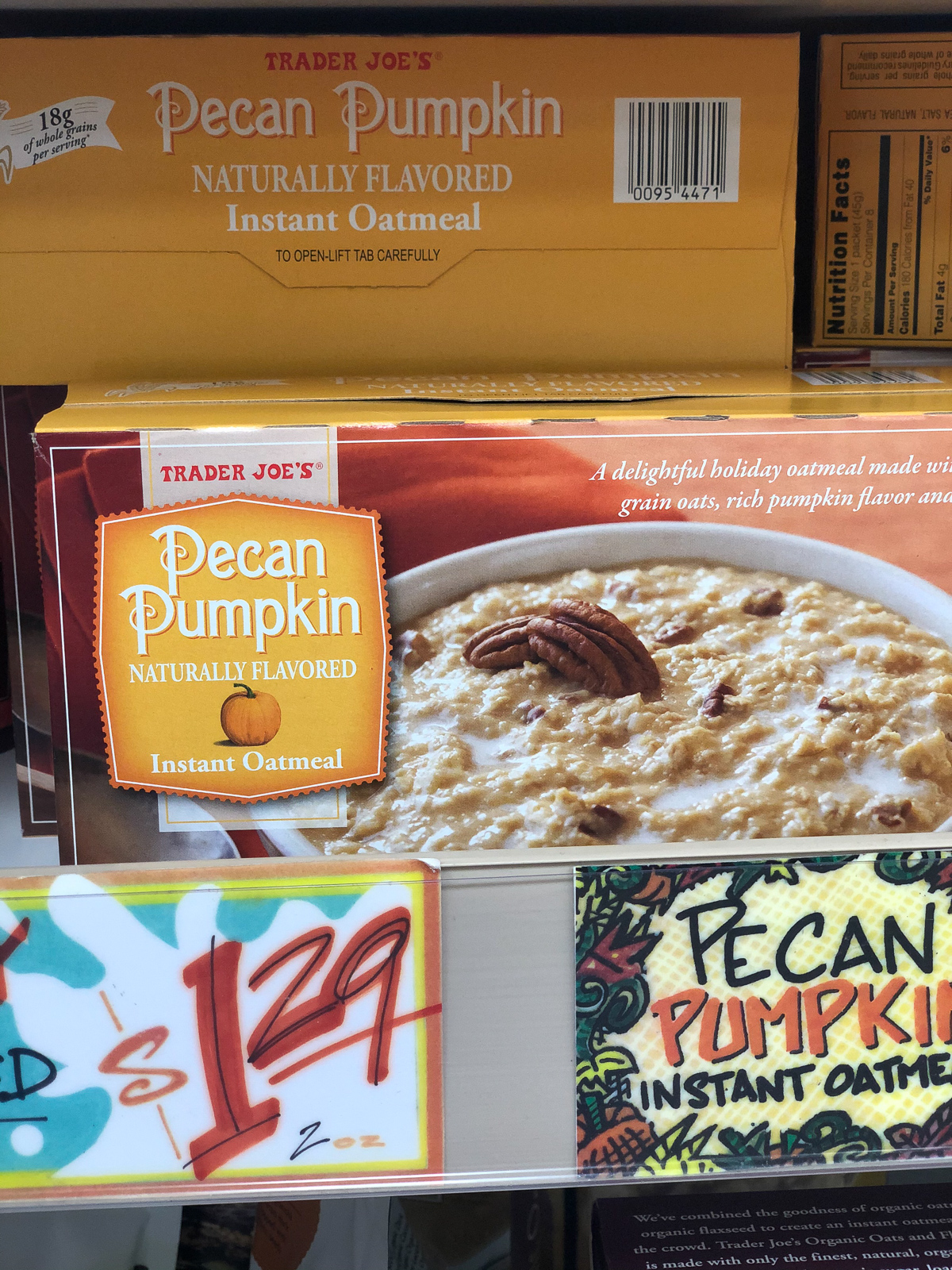 50+ Trader Joe's Pumpkin Favorites and Fall Eats - Pumpkin Oatmeal