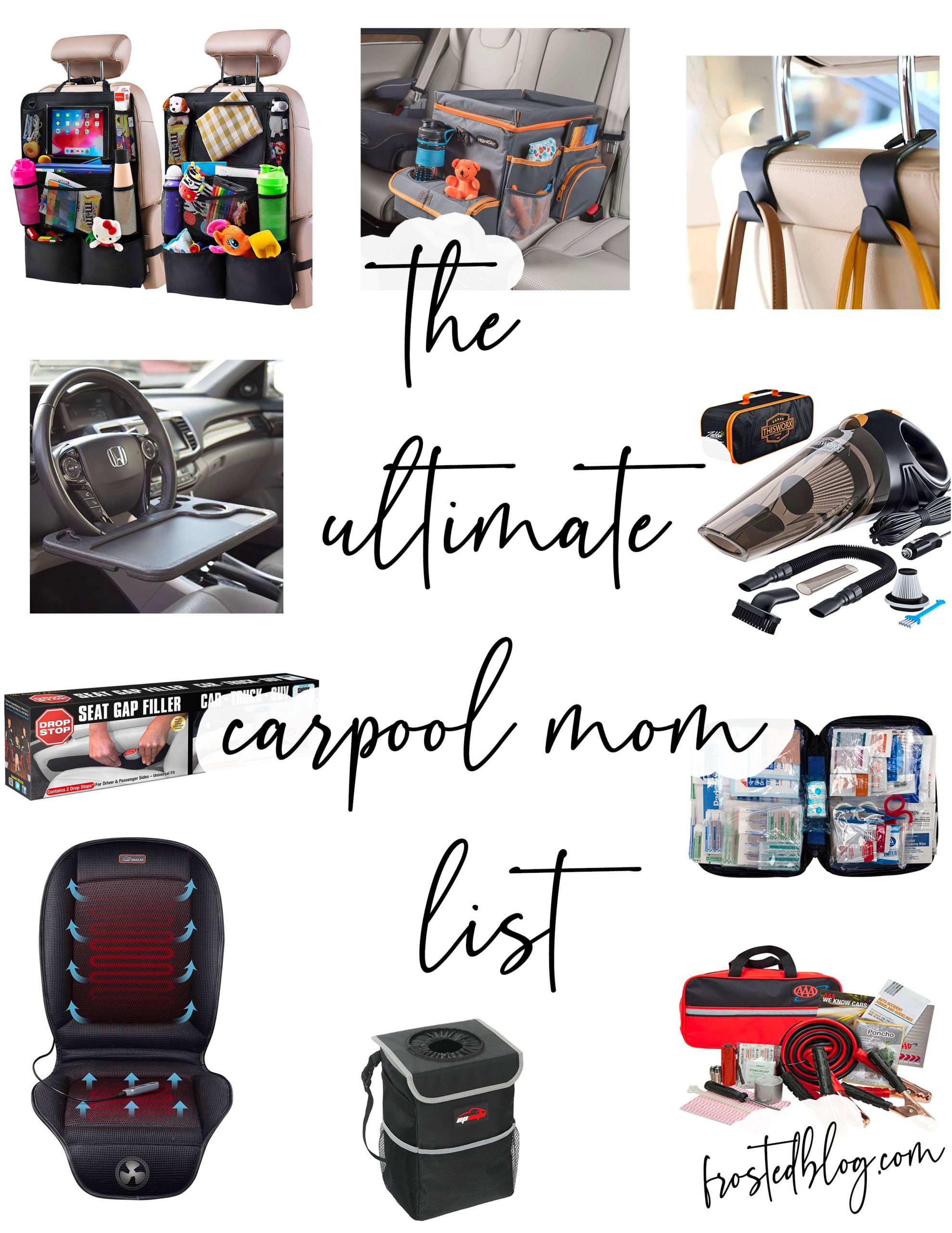Carpool Mom Essentials List of Best Car Accessories