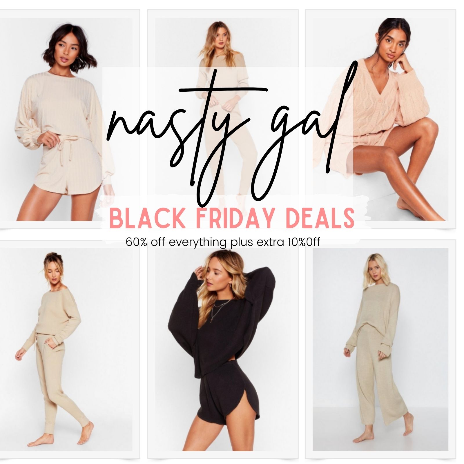 Nasty Gal Black Friday Sale 60% off + Extra 10%