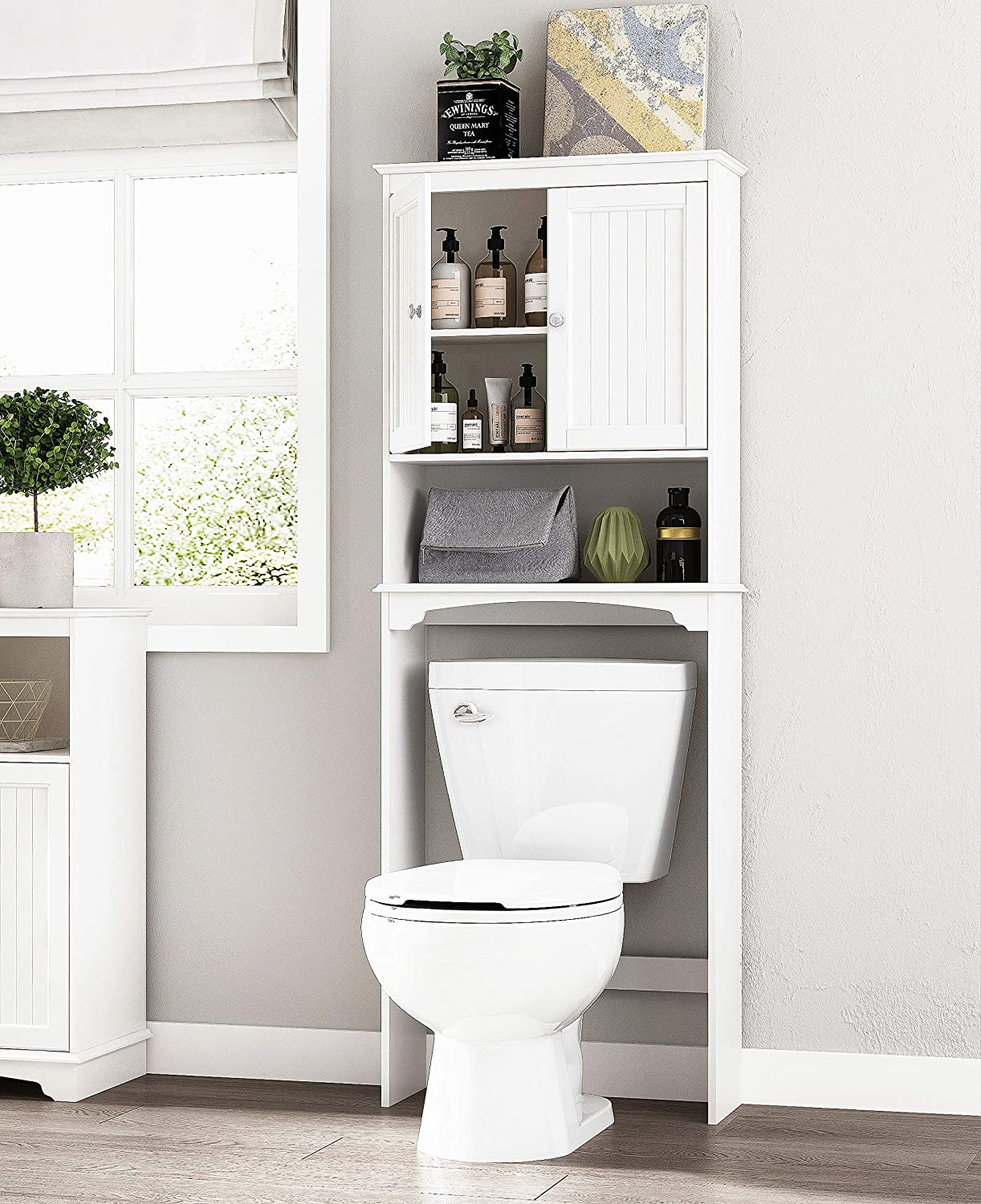 Over the Toilet Storage Shelf Ideas