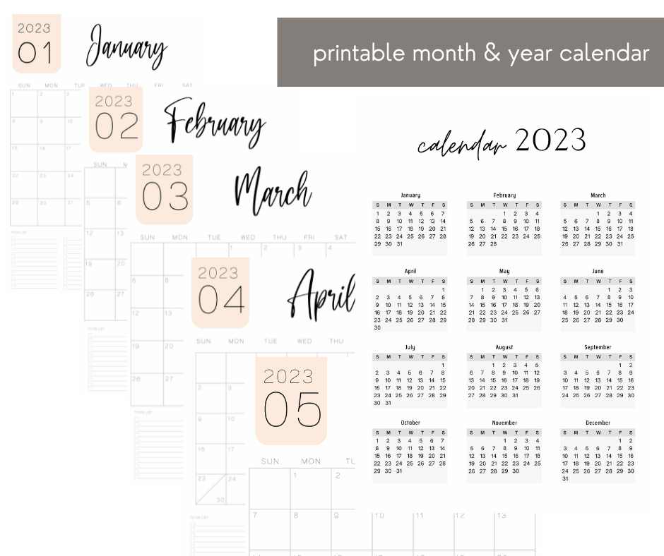 2023-calendar-printable-monthly-and-yearly-calendar-pages