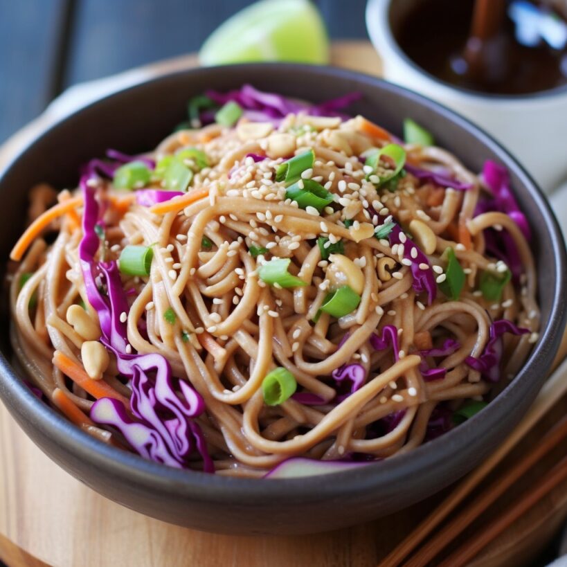 Crunchy Peanut Soba Noodle Slaw Recipe Frosted Blog