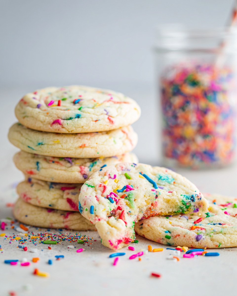 Funfetti Cookies: Soft, Chewy, and Loaded with Sprinkles